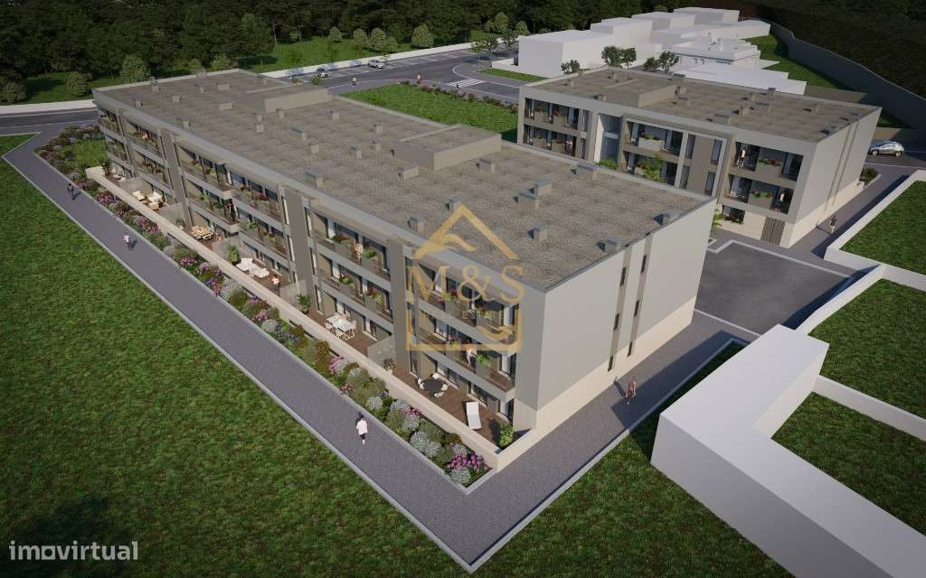 Apartamento T2+1 NOVO - 2 Lug.Garagem, Terraço - Maia-1