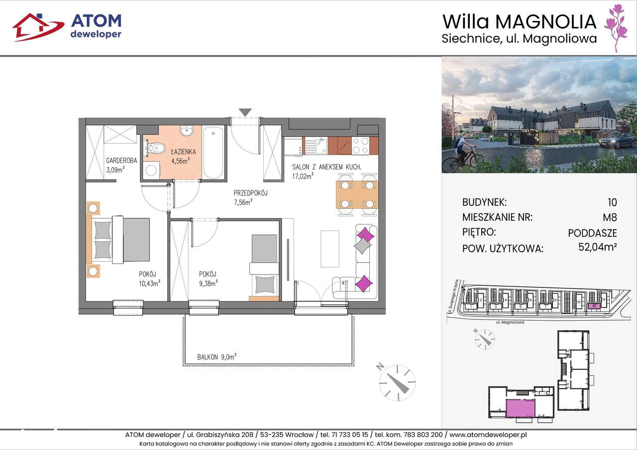 Willa Magnolia | miejsce parkingowe w cenie|A10_M8 - Pełny obrazek: 2/7