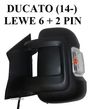 LUSTERKO FIAT DUCATO PEUGEOT BOXER CITROEN JUMPER 06- LEWE , PRAWE 2, 4, 6, 8, 10 PIN - 8