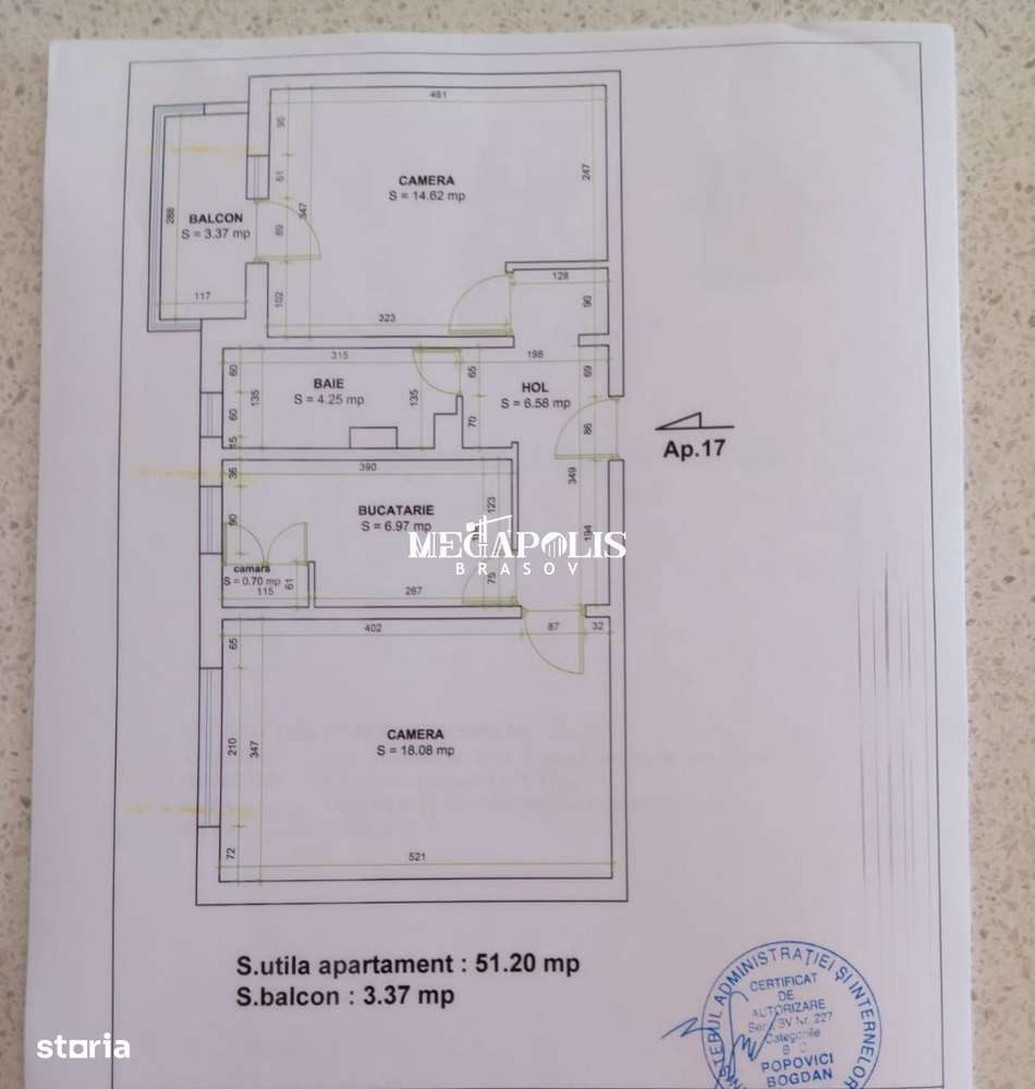 Sacele 2 Camere Decomandat - Imagine principală: 5/13