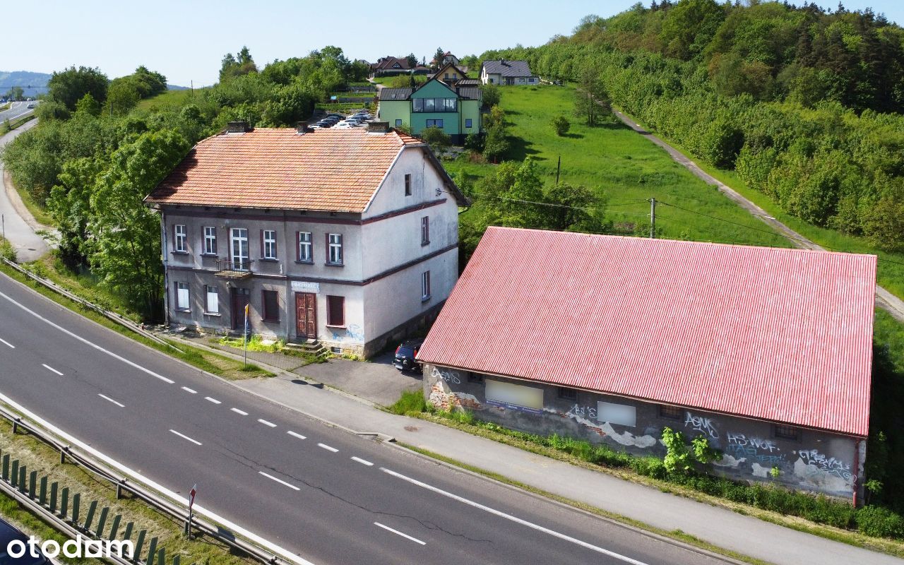 Działka usługowa 52 ar przy Zakopiance, Myślenice