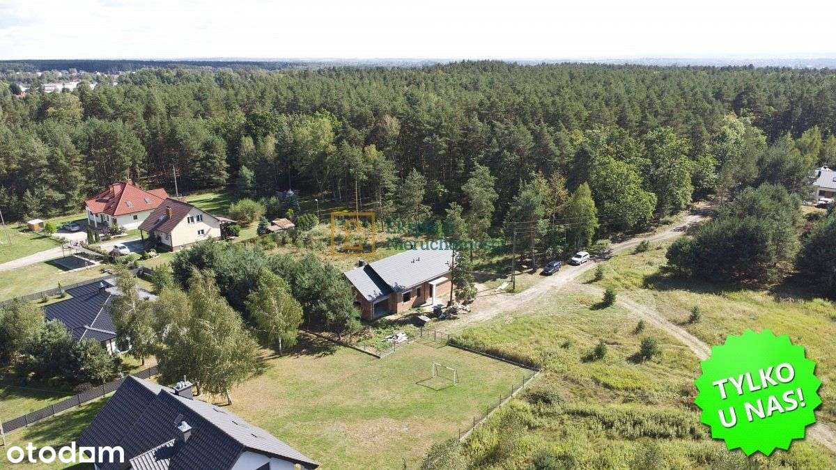 Dom przy lesie, Rakszawa, 116m2 plus garaż w bryle-0