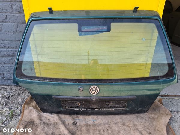 Klapa bagażnika kompletna VW Golf III zielona - 1