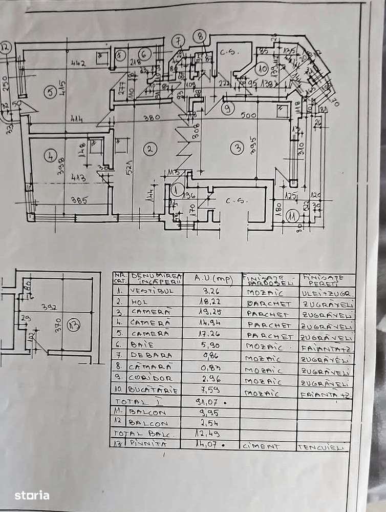 Piata Muncii-Decebal, vila 400mp /12 camere, curte 200mp - Imagine principală: 5/17
