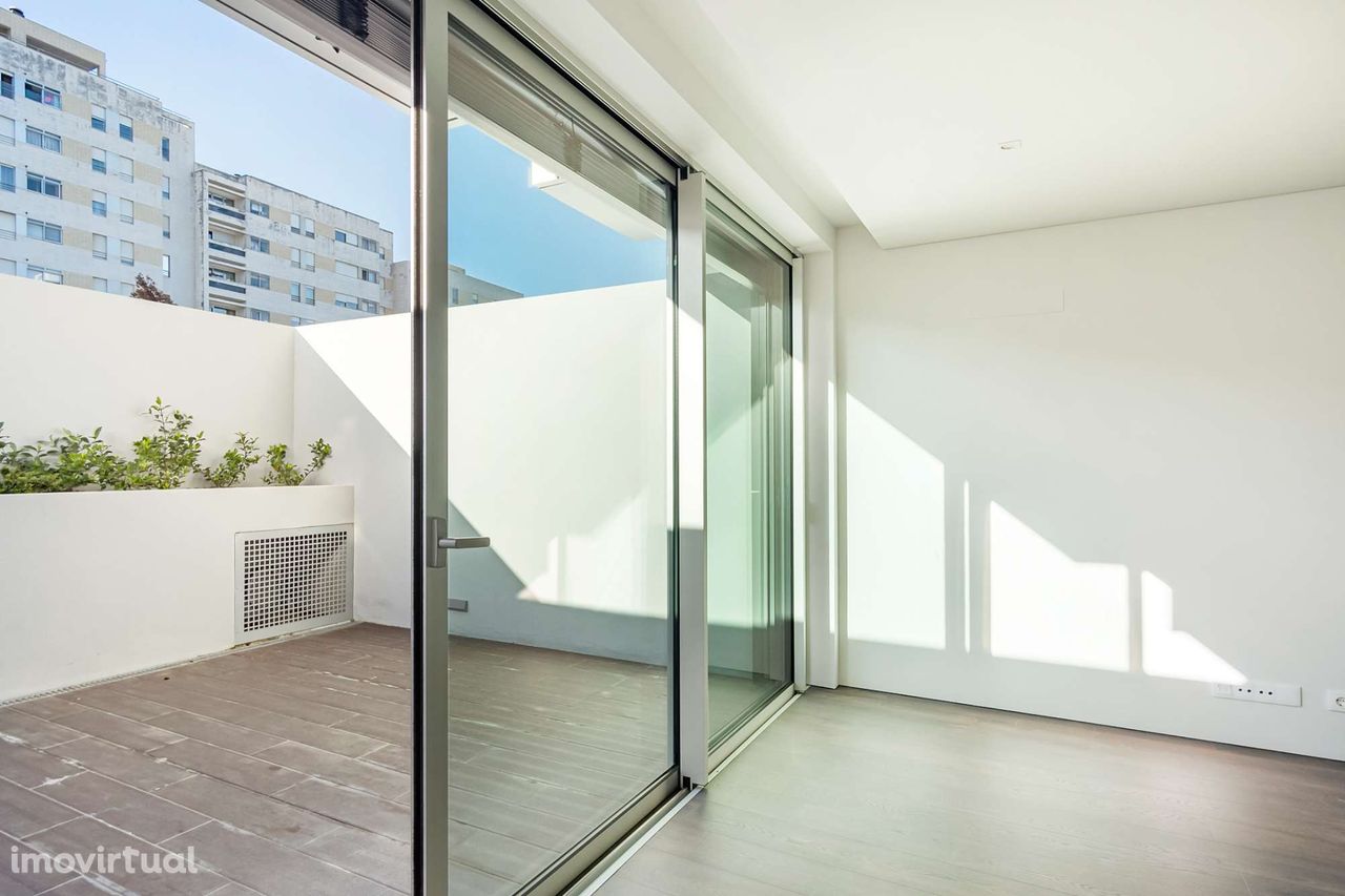 Estúdio com terraço e garagem em Matosinhos, Porto