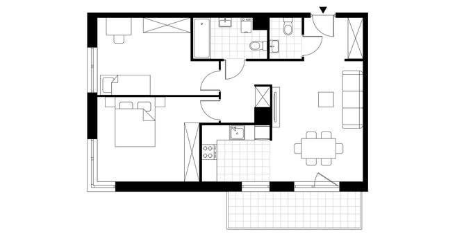 3-pokojowe mieszkanie 66m2 + balkon Bez Prowizji