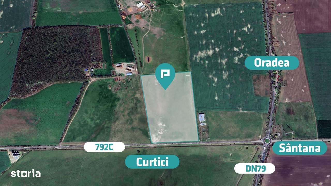 Teren intravilan 10,5 ha în com. Șimand, jud. Arad - Imagine principală: 4/4