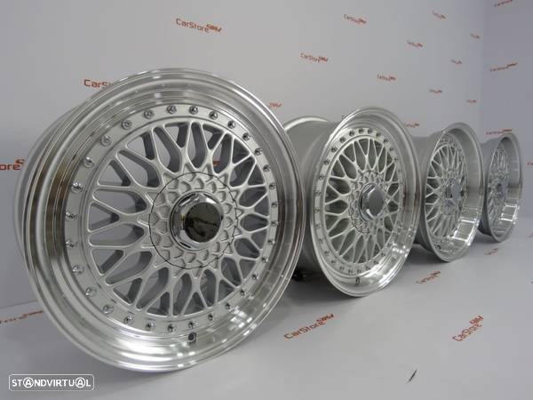 Jantes Look BBS RS 17 x 7.5 + 8.5 et 35 5x112 + 5x120 Silver - 4
