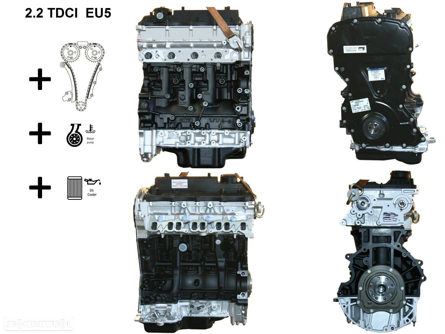 Motor  Reconstruído FORD TRANSIT 2.2 TDCi DRFA - 1