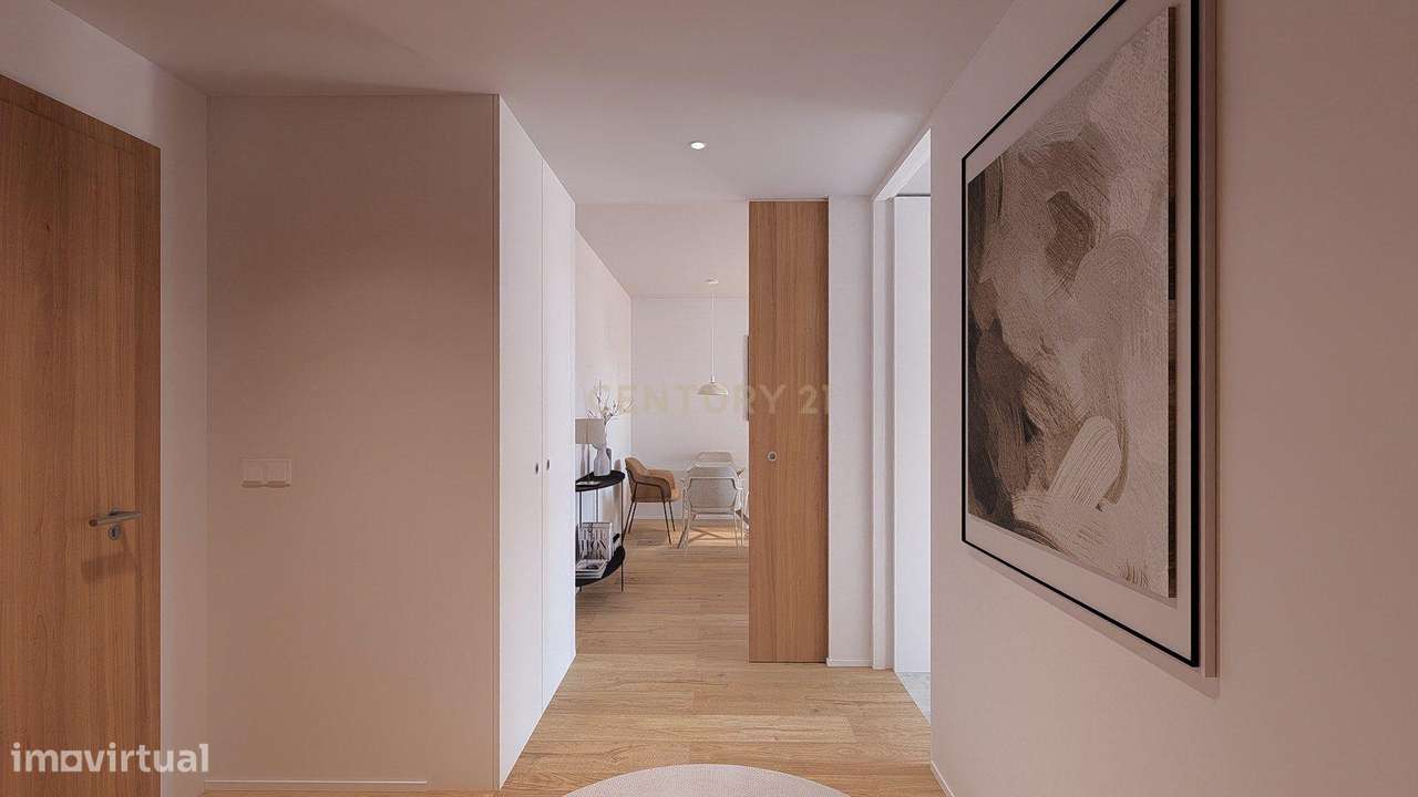 Condomínio do Sobreiro | T2 com 98m2 em Matosinhos, Senhora da Hora, j - Grande imagem: 4/37