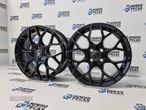 Jantes Smart Brabus em 16 (4x100) Preto Brilho - 3