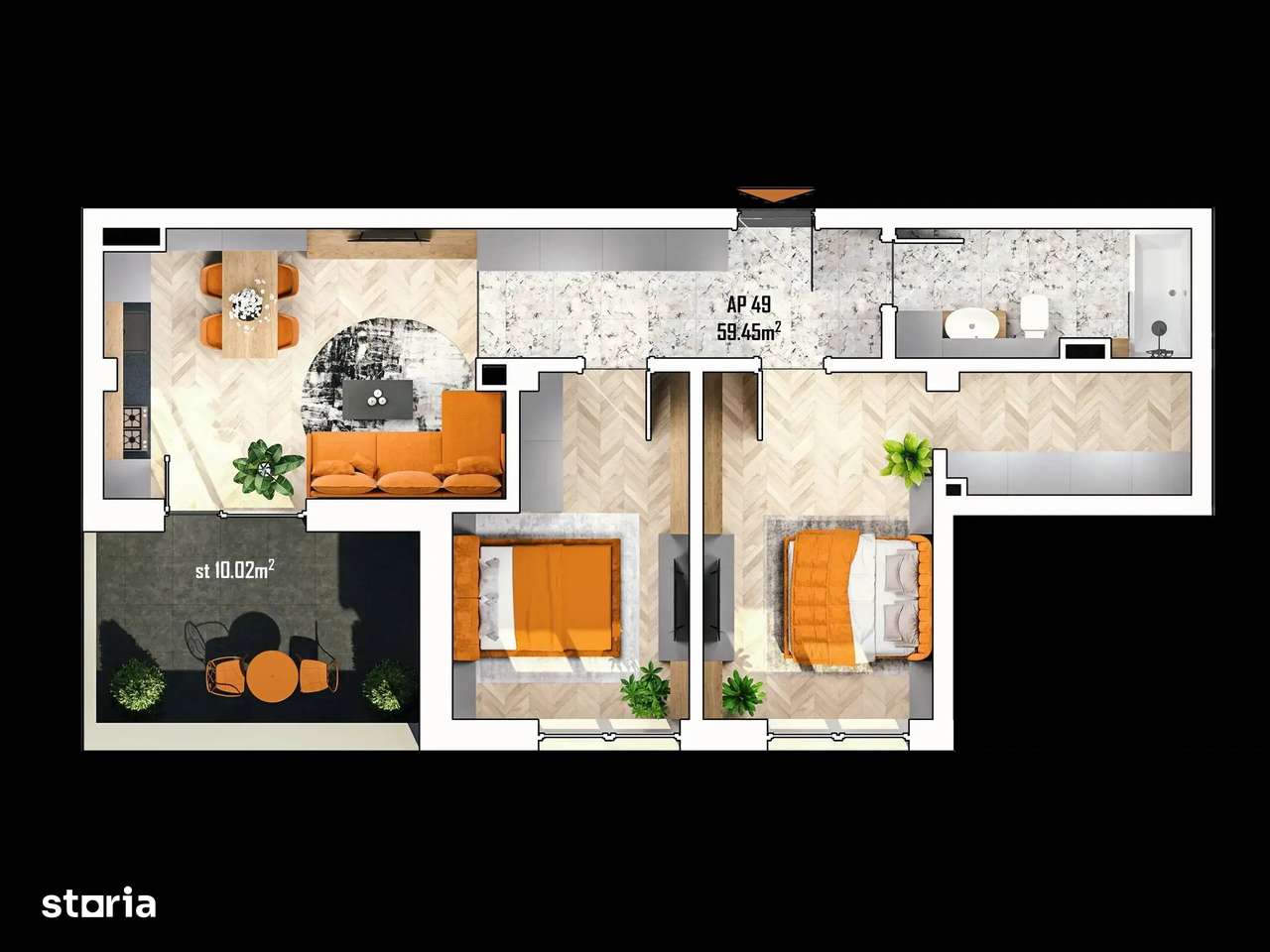 Apartament 3 camere - Imagine principală: 1/14