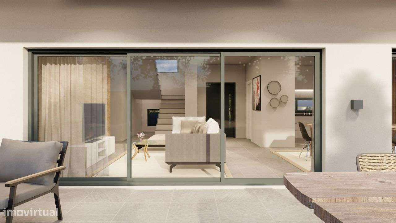 Moradias V3 em construção, garagem e piscina individual - Grande imagem: 4/14