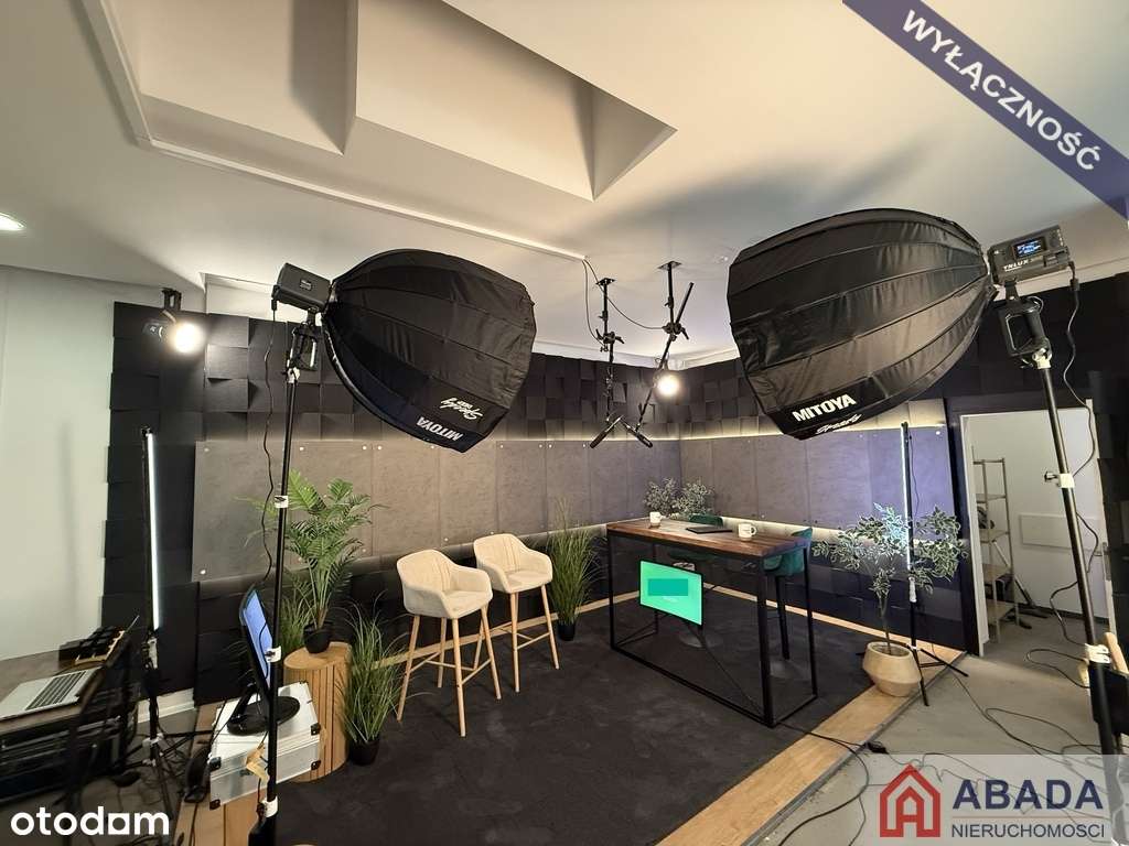 Piękny umeblowany lokal pod studio nagrań/biuro