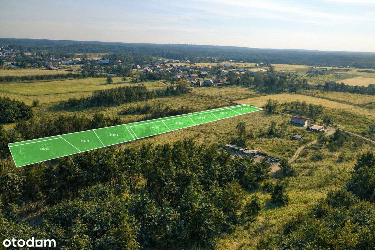 Działki budowlane w otulinie lasu-2