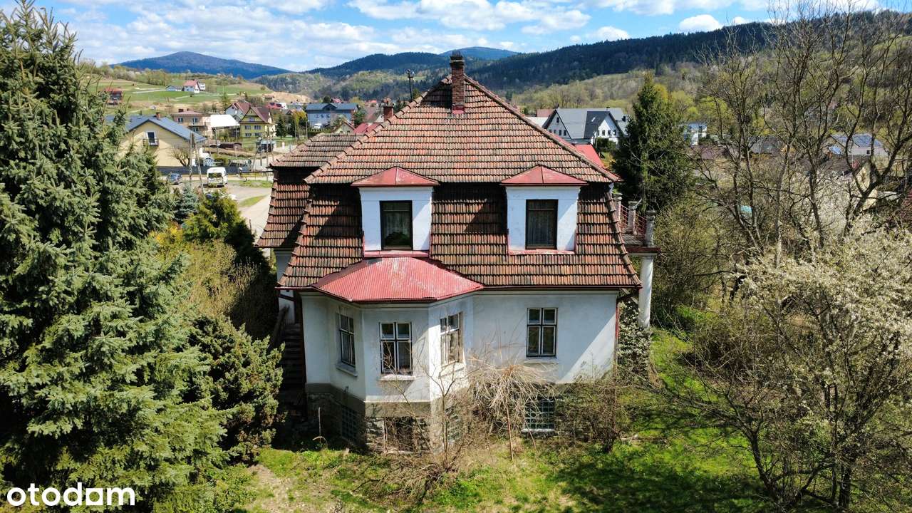 Historyczna willa z 1938 r. | 275 m² | 20 arów | Mszana Dolna-1
