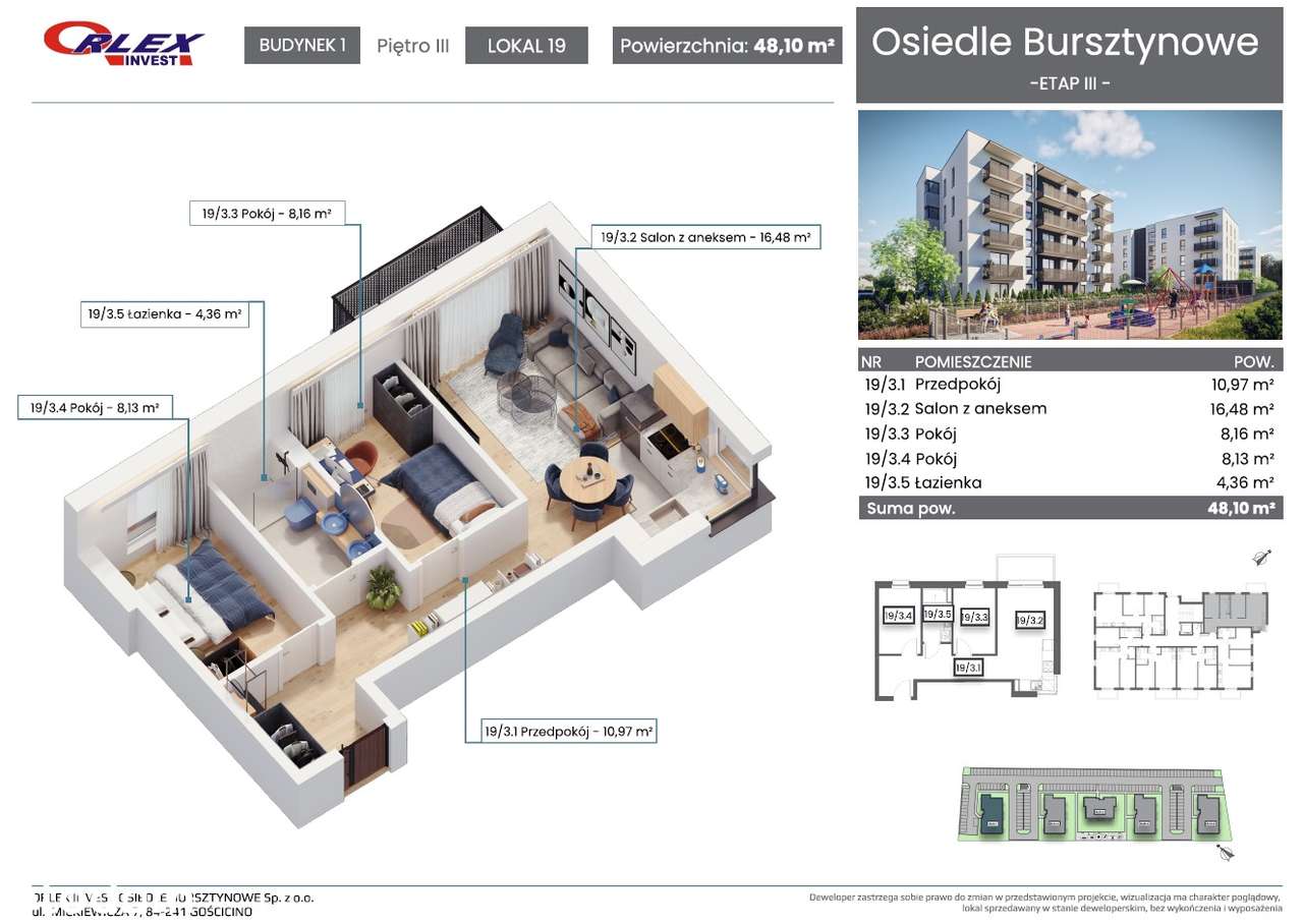 Rumia, nowe, 3 pokoje, winda, Orlex Invest-0