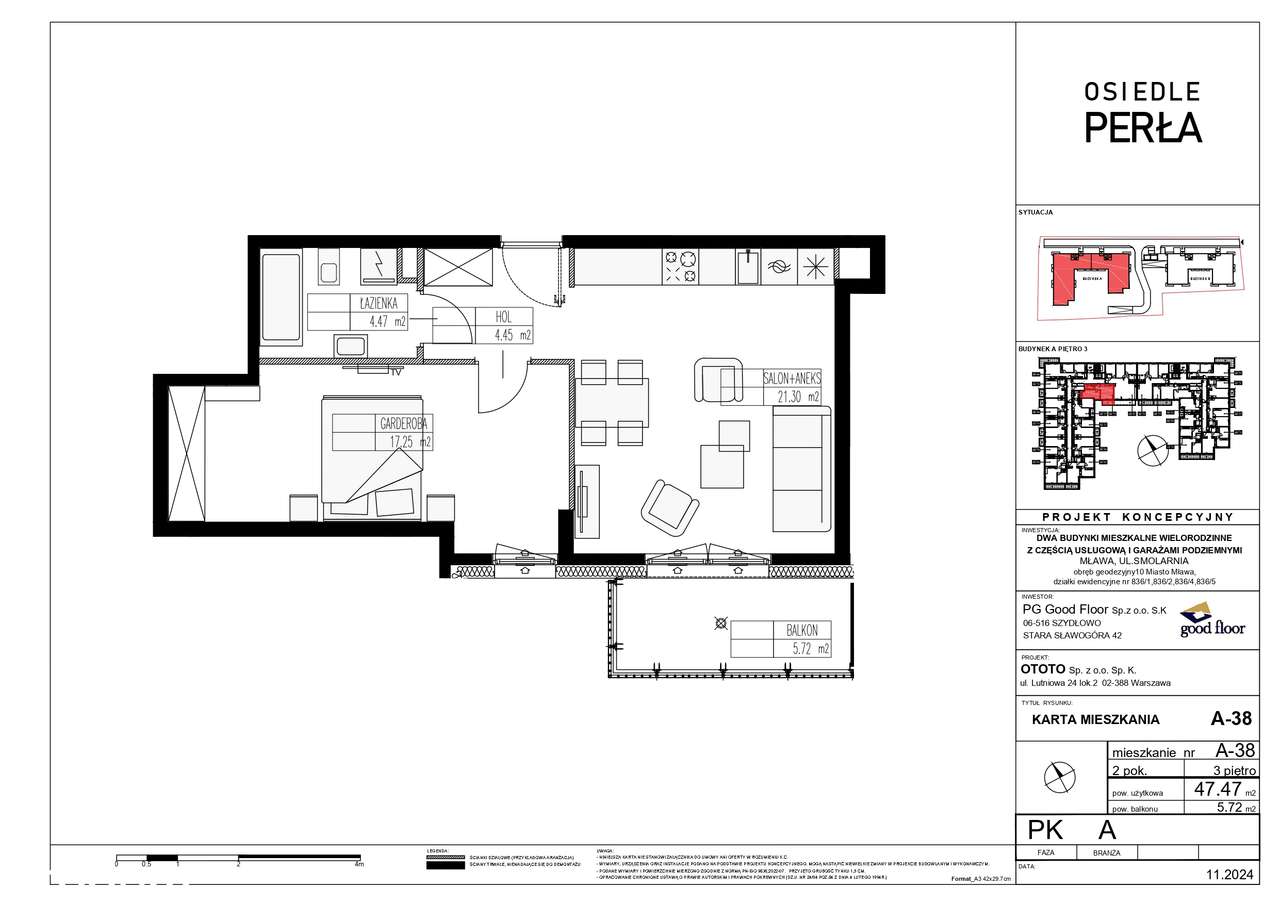Apartamenty Perła | Apartament A-38 - Pełny obrazek: 2/10