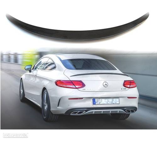 AILERON LIP SPOILER TRASEIRO PARA MERCEDES C COUPE W205 14-18 - 4