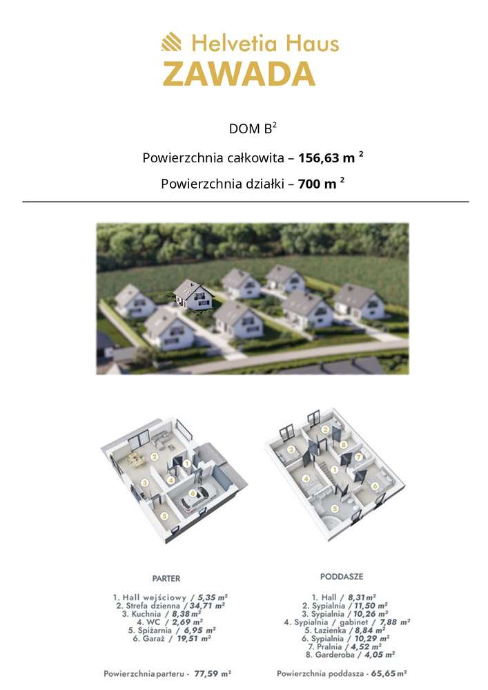 4 Domy z II etapu inwestycji w Zawadzie - Pełny obrazek: 5/12