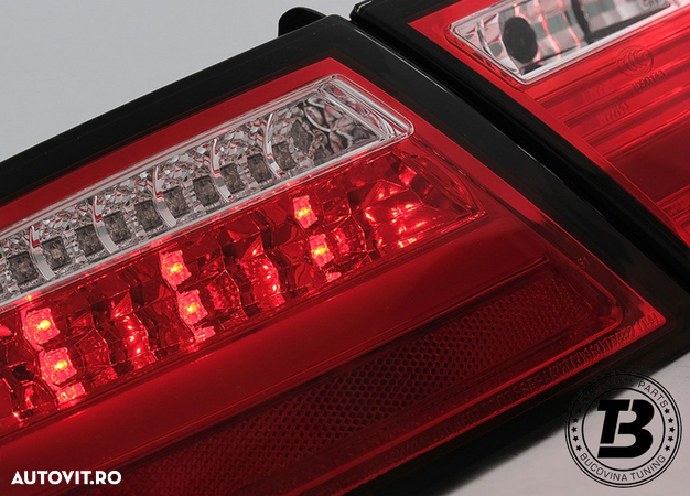 Stopuri LED compatibile cu Audi A5 8T Red Design - 7