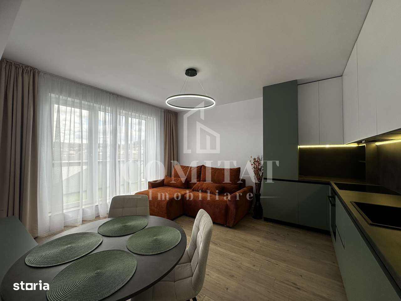 Apartament ultrafinisat | 2 camere | Cartier Terra - Imagine principală: 2/13