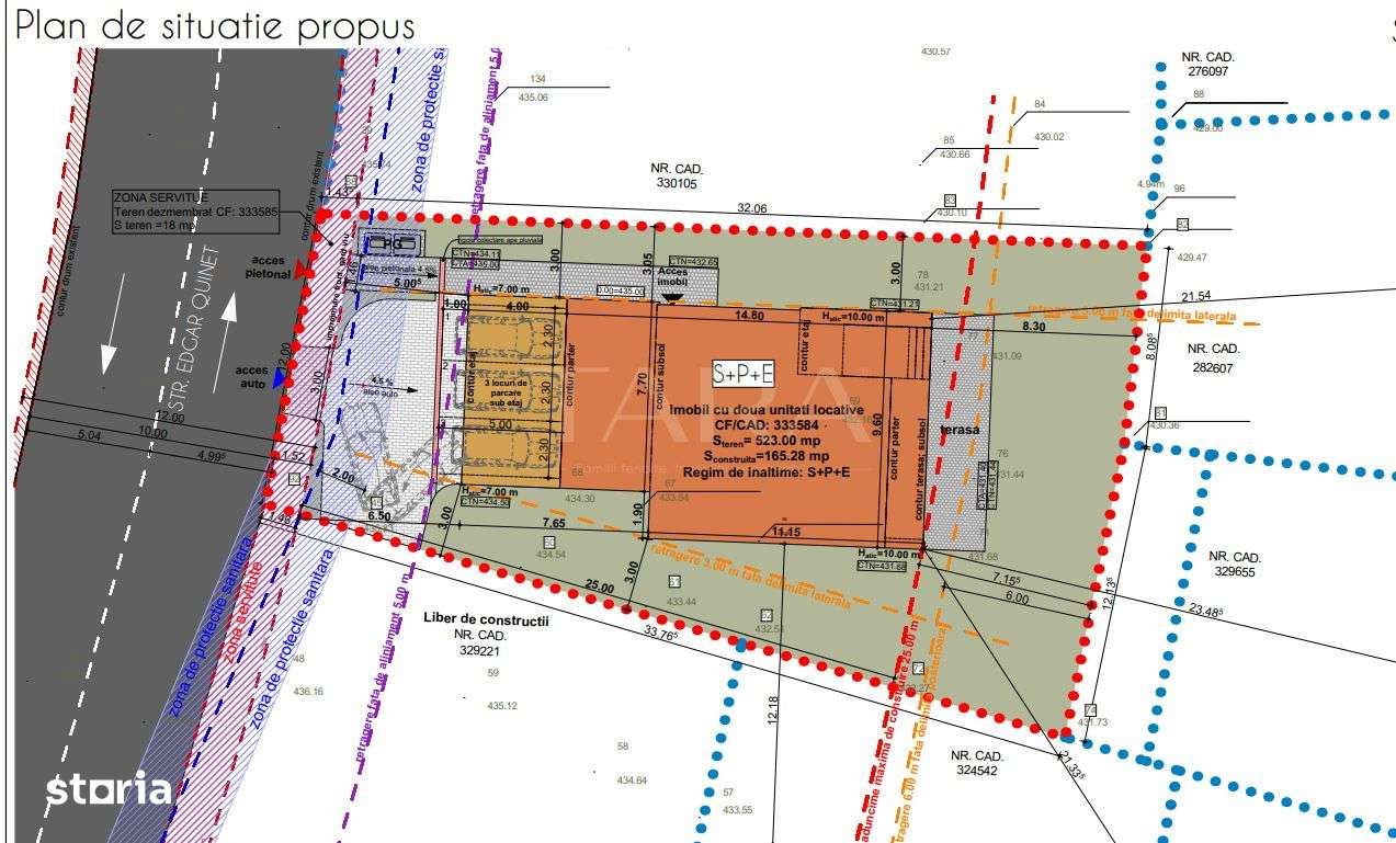 Arhitectura contemporana. Parte de duplex. Cartierul nou Câmpului.-19