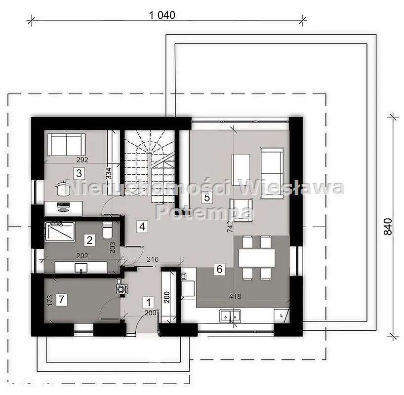 Nowoczesny dom w stanie deweloperskim – komfort, jakość| 125 m²-7
