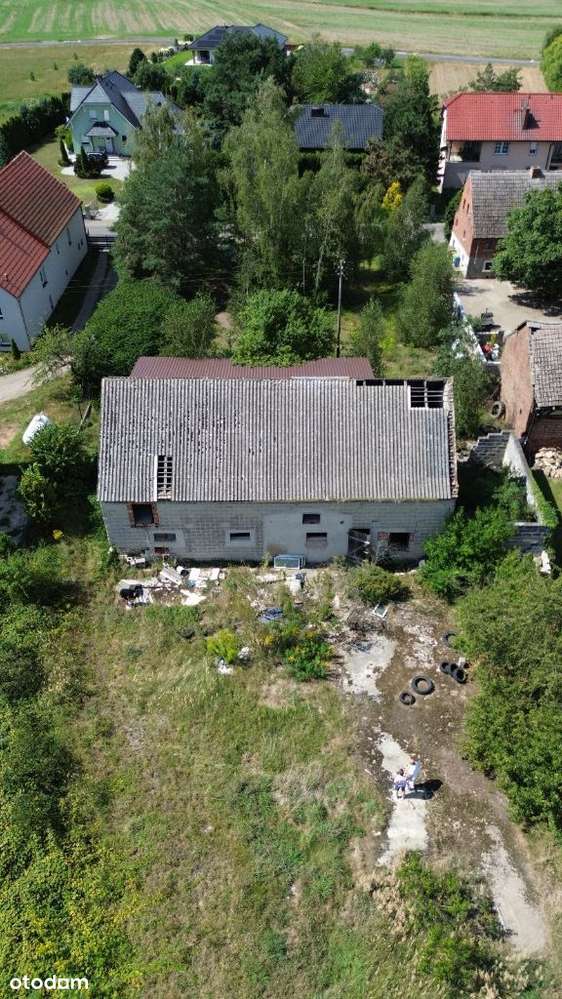 Działka budowlana ze stodołą + grunt rolniczy 1ha - Pełny obrazek: 4/6