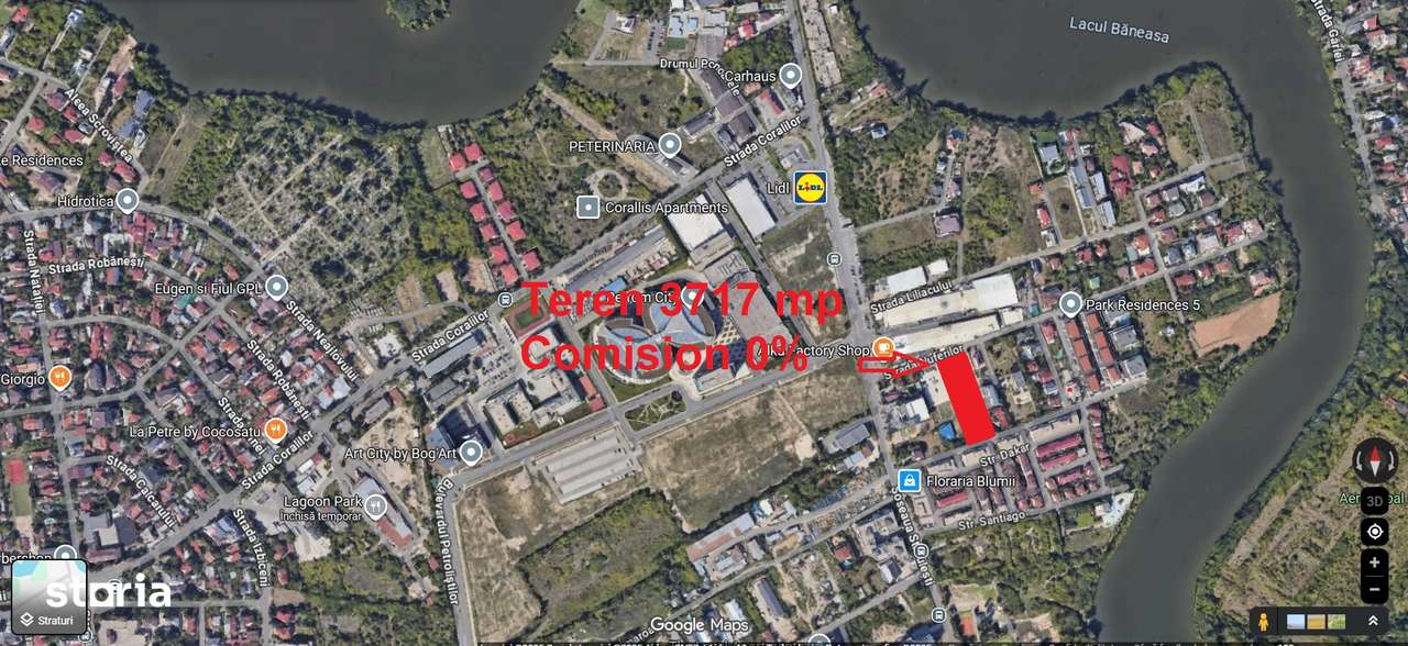 Teren Baneasa-Sos. Straulesti| Deschidere Dubla| Localizare Excelenta - Imagine principală: 2/13