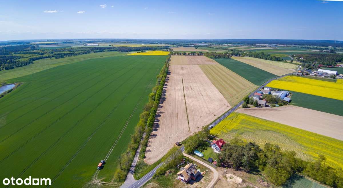 DZIAŁKI BUDOWLANE NA SPRZEDAŻ - BLISKO MOSINY 120 zł/mkw!-6