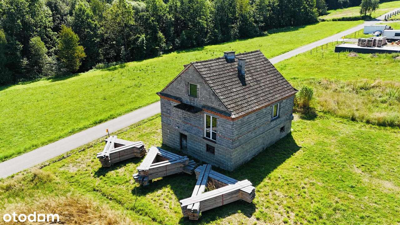 Dom z piękną działką w sąsiedztwie lasu - Grajów, pow. wielicki-1