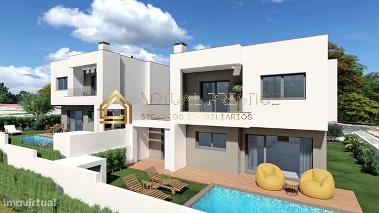 Moradia T4 nova com piscina e garagem – Charneca da Caparica-2