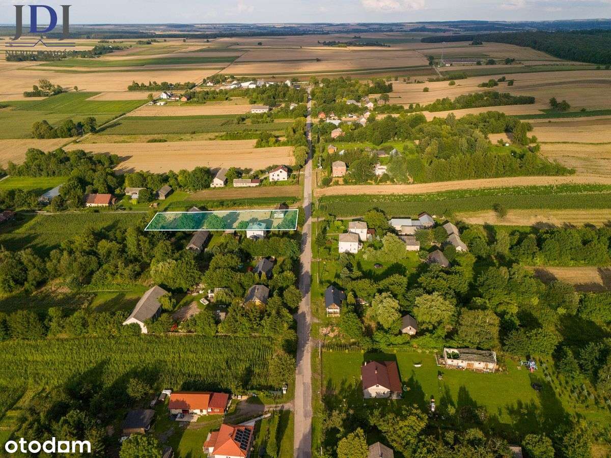 DZIAŁKA 30 AR Z BUDYNKIEM GOSPODARCZYM. CHEŁMIEC - Pełny obrazek: 2/6