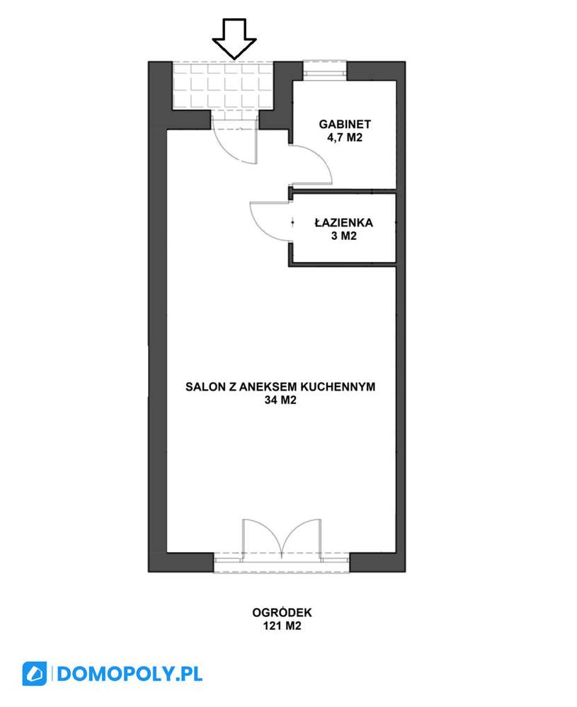 Blizniak z 120m2 ogródkem! Użytkowe poddasze - Pełny obrazek: 5/6