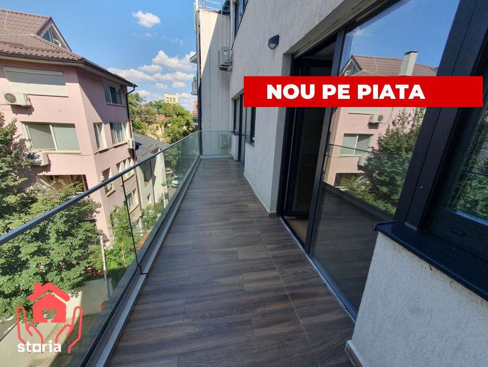 Piata Romana - Imobil 2025, 3 camere, 3 grupuri sanitare, terasa comuna