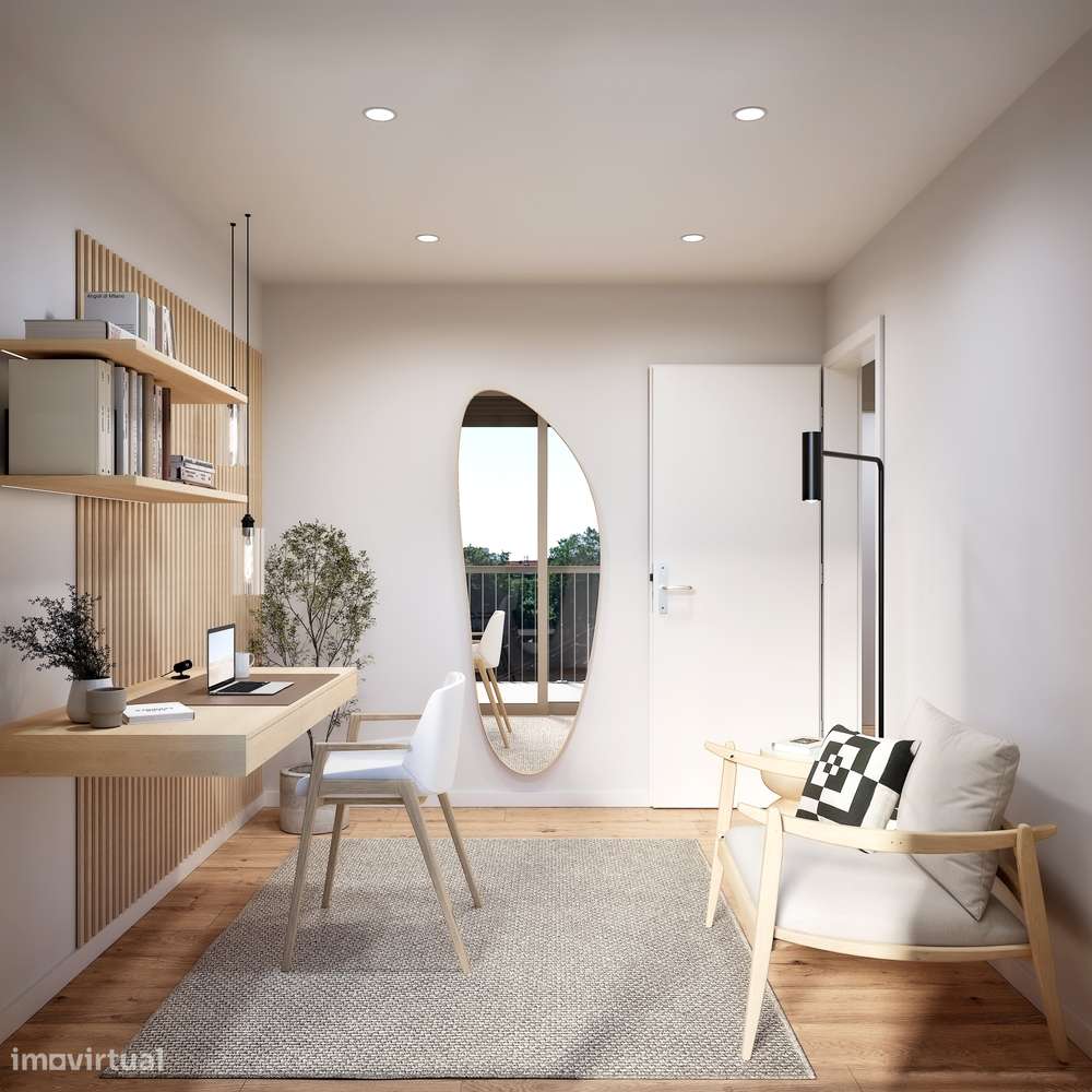 T2 com varanda, garagem e elevada eficiência energética - Grande imagem: 4/17