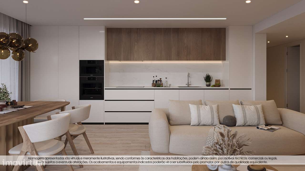 T3 Novo C/ Lugar de Garagem e Arrumos, em Custóias (Matosinhos) - Grande imagem: 4/27