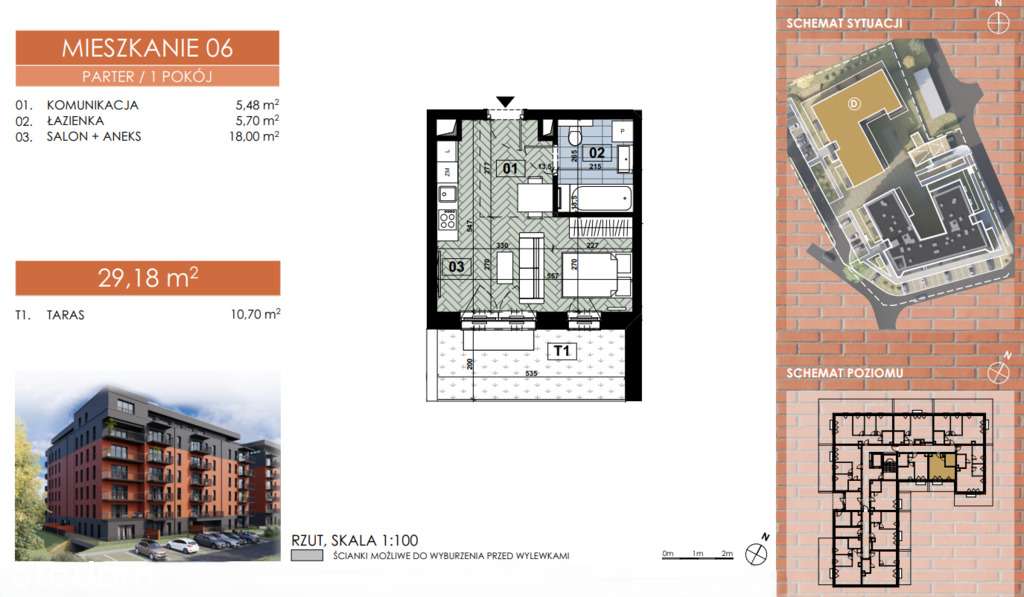 kawalerka | Krasne | super cena |  z tarasem - Pełny obrazek: 4/5
