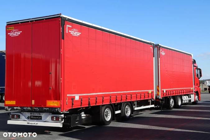 Mercedes-Benz ACTROS 2548 / ZESTAW TANDEM 120 M3 / PRZEJAZDOWY / 7,36 M + 8,15 M / KLIMA POSTOJOWA / - 5