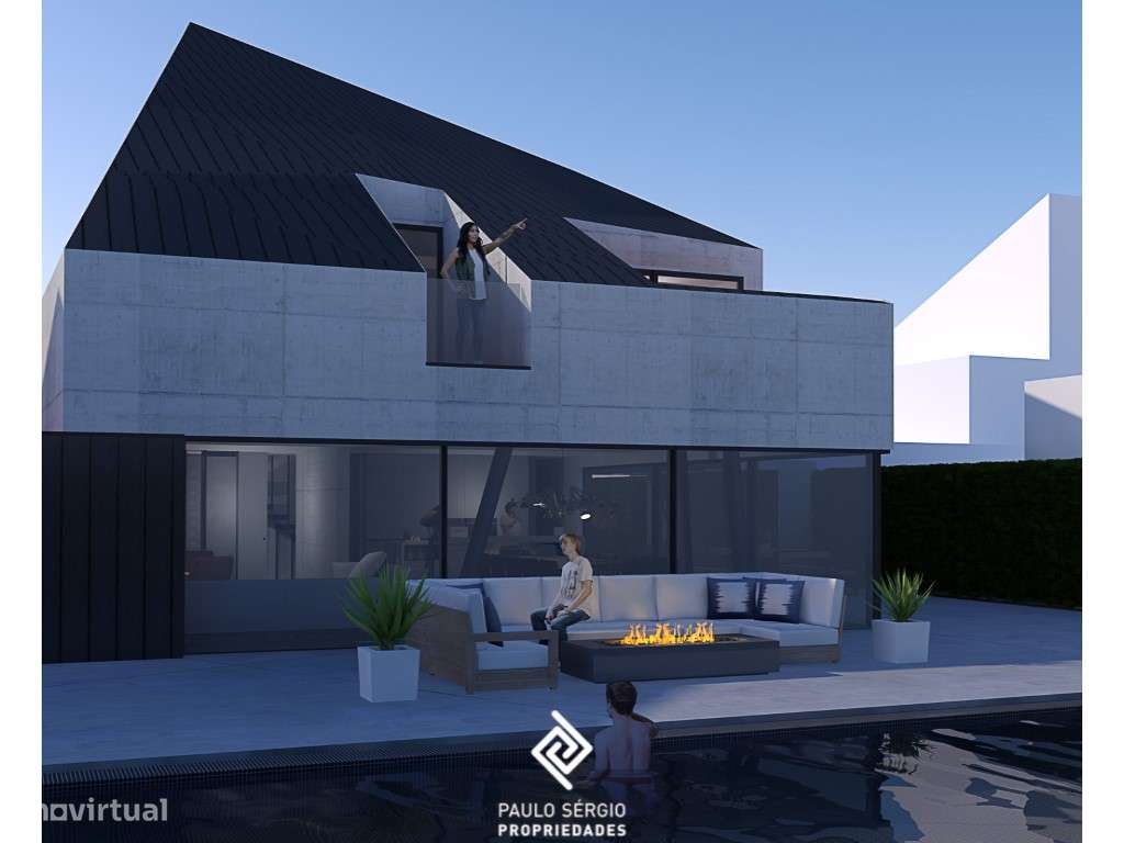 Moradia T4 a 700 metros da praia em Miramar - Grande imagem: 5/18