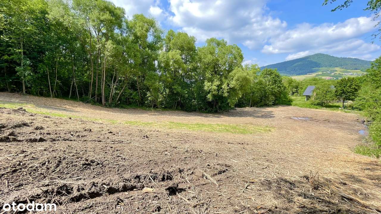 Działka budowlana 30 arów Mszana Dolna, Zarabie-4