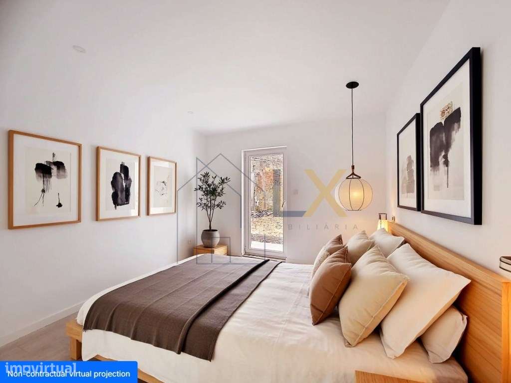 Moradia T2 totalmente remodelada em Mamarrosa com espaço externo.-6