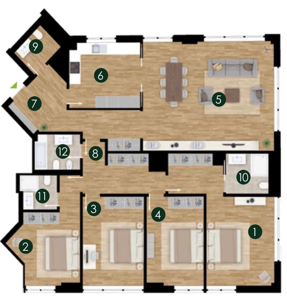 T4 | 183 m² | Miraflores | Vistas Monsanto + Rio-49