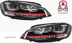 Faruri 3D LED R20 GTI Design Semnal Dinamic LED Tuning Volkswagen VW - 2