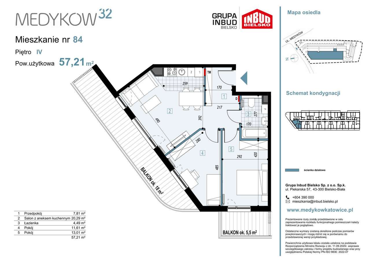 Medyków 32 | mieszkanie 3-pok. | 84 - Pełny obrazek: 2/8