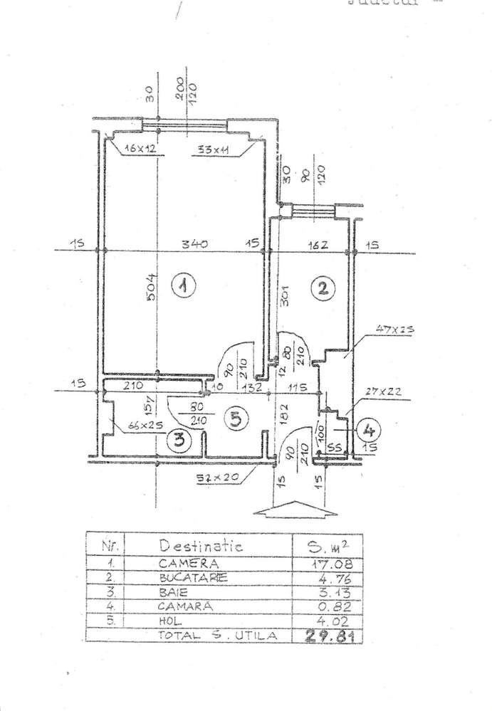 Garsonieră de vânzare vis-a-vis de parc Tineretului  // renovată-3