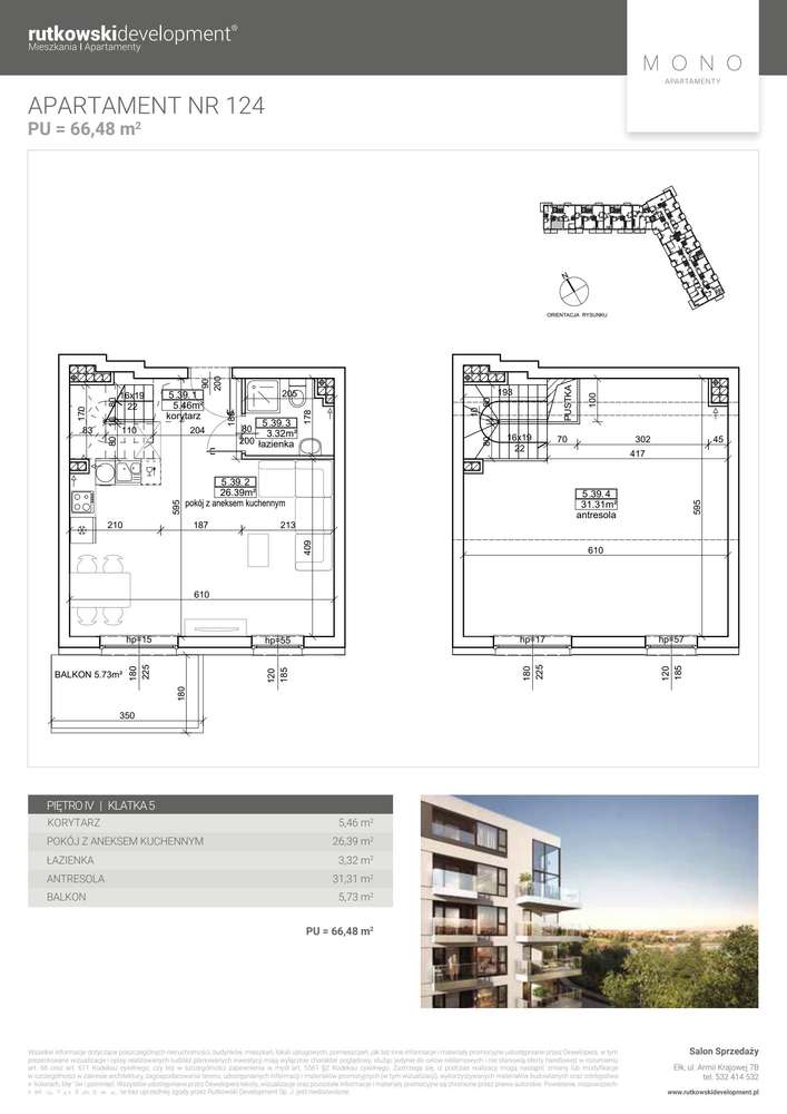 3-pokojowe mieszkanie 66m2 + balkon Bez Prowizji - Pełny obrazek: 2/9