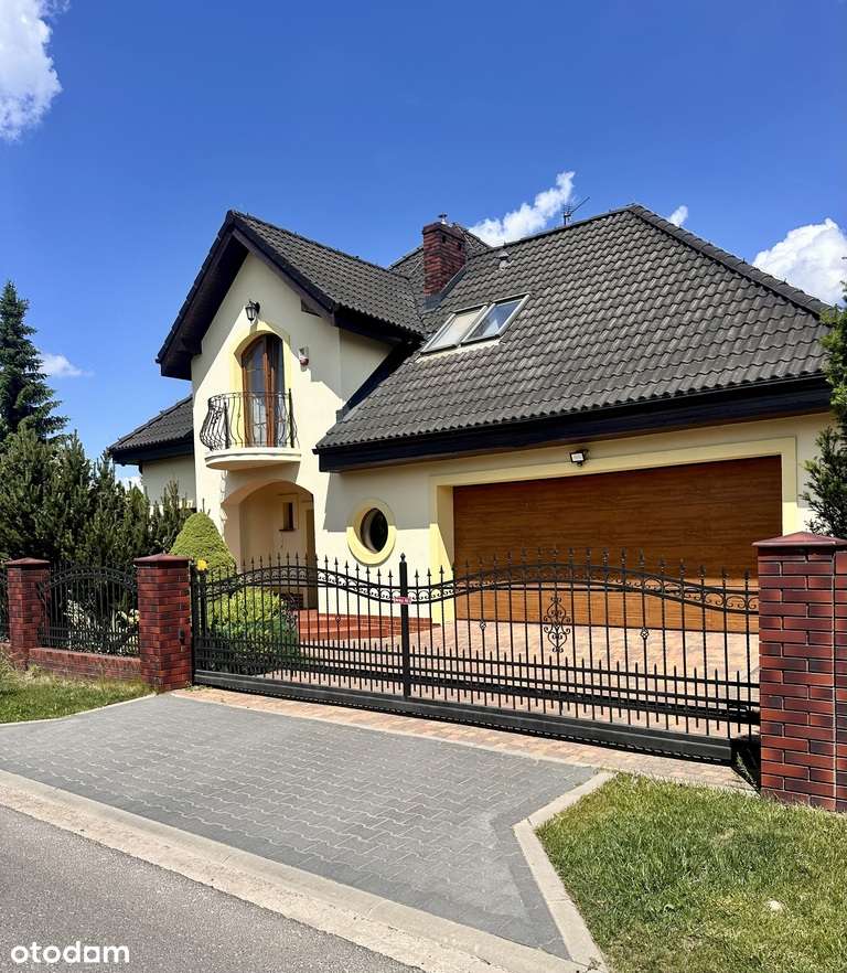 Rokietnica, przepiękny dom wolnostojący, ogród, sauna