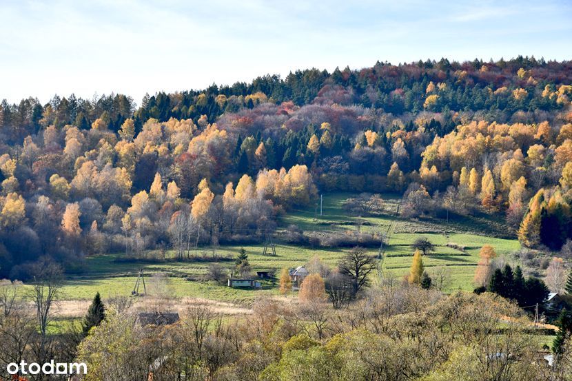 Działka budowlana Bieszczady z warunkami 15 ar